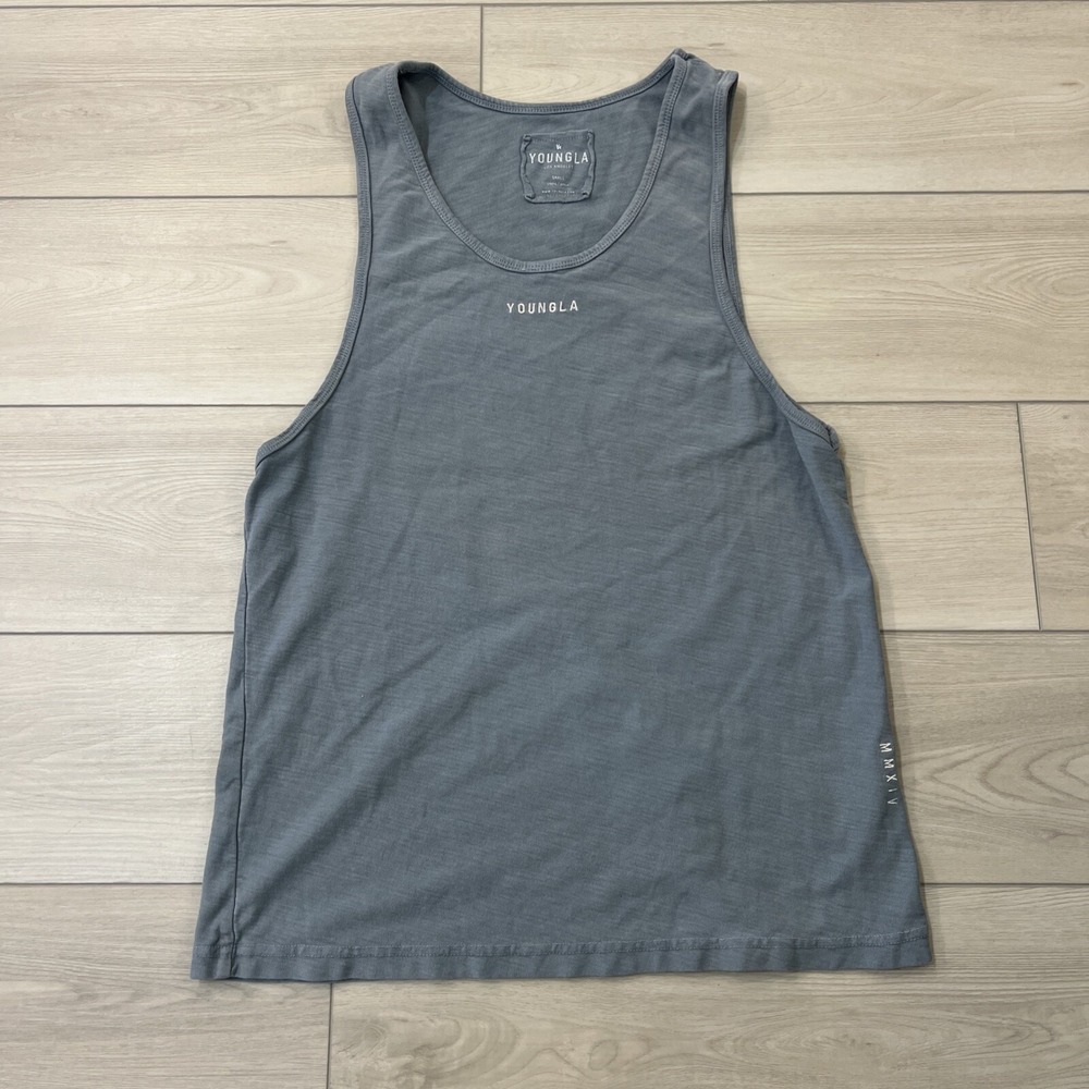 YoungLA Men’s Tank Top Charcoal Gray